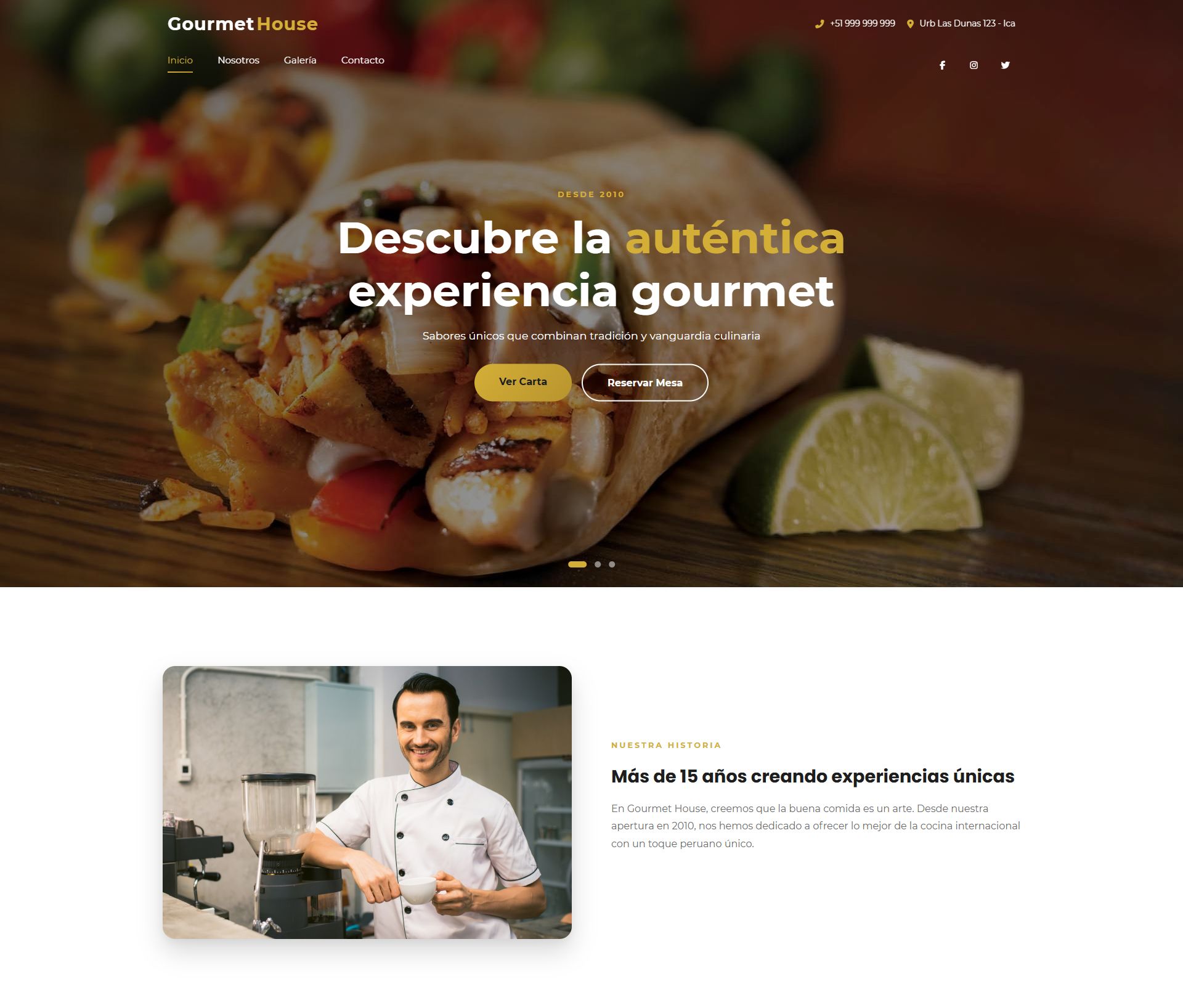 Plantilla Restaurant